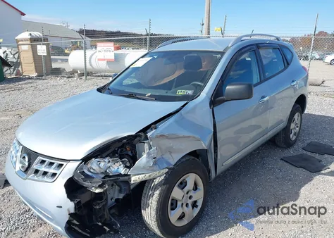 2015 Nissan Rogue Select S из США, поврежденный, VIN JN8AS5MVXFW251944